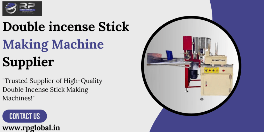 Double incense Stick Making Machine Supplier